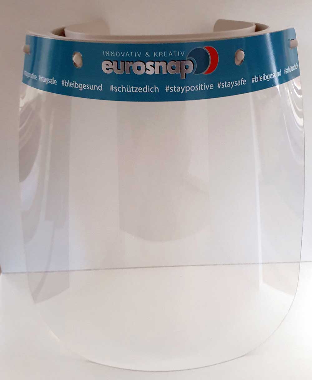 gesichtschutz von Eurosnap mit individuellem Design