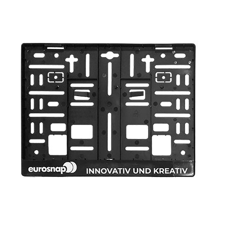 Eurosnap Kennzeichenhalter und Druckerei